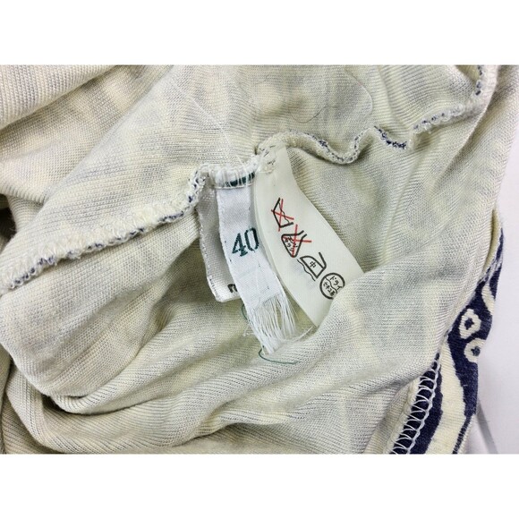 Fendi Women's Pattern Swim Cover Up T Shirt Size 40 - Picture 9 of 9